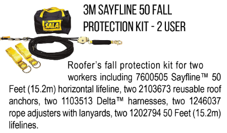 3M SAYFLINE 50 FALL PROTECTION KIT
